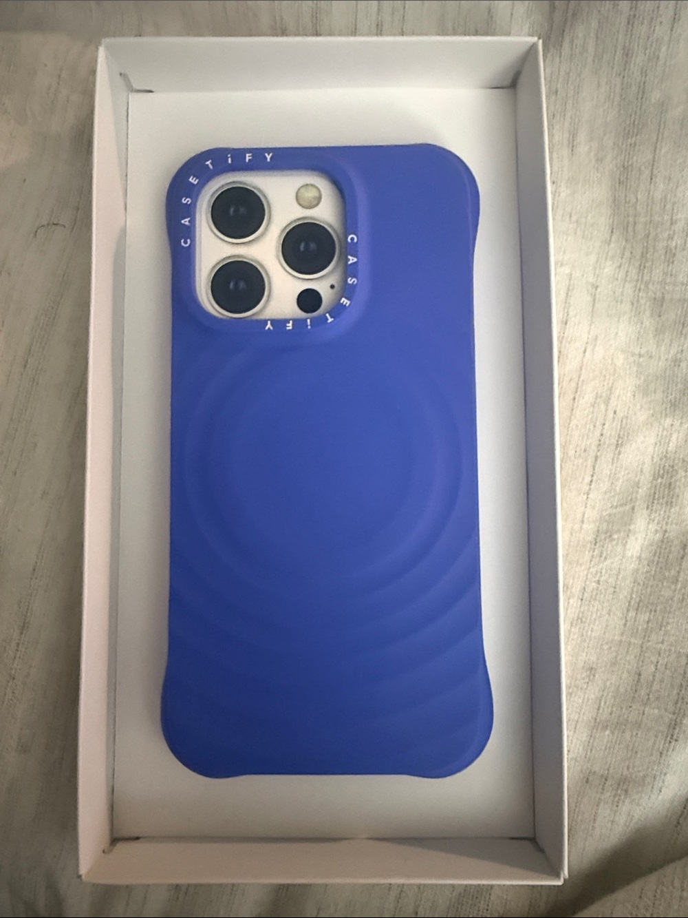 NEW! Casetify Blue Protective iPhone Case iPhone 16 Pro